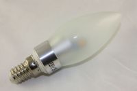 E14 Candle Light 3w 3 Prong Frosted Glass Warm White (C35) 